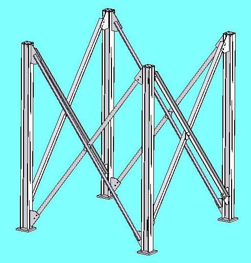 structural steel support